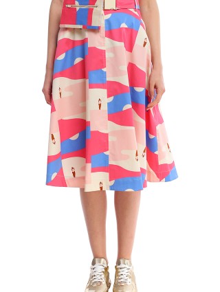 Розовая юбка MARELLA: фото 3 - Invogue